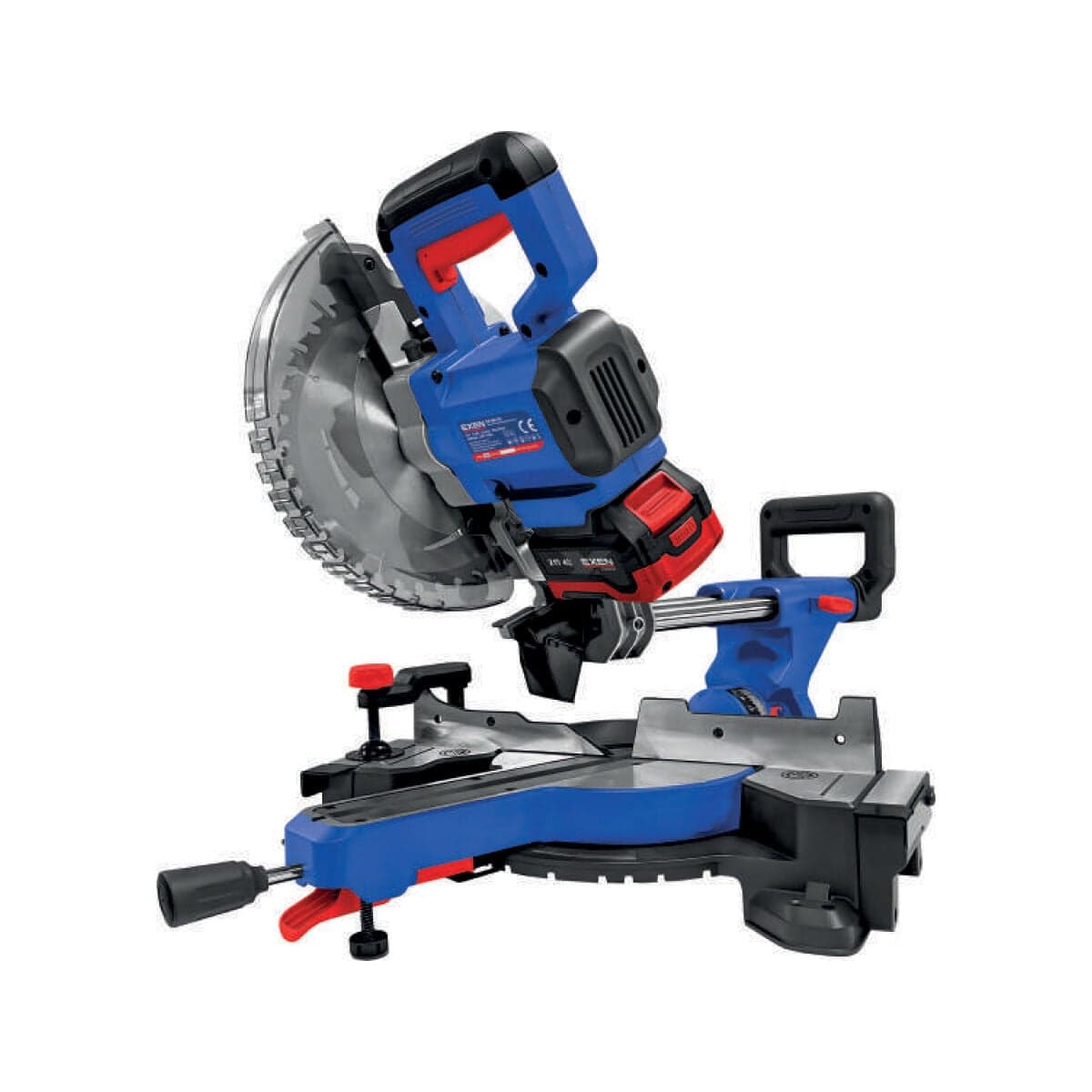 EXEN EN 884 RD - 21V 4Ah 210mm Kömürsüz Şarjlı Radyal Gönye Kesme Makinası