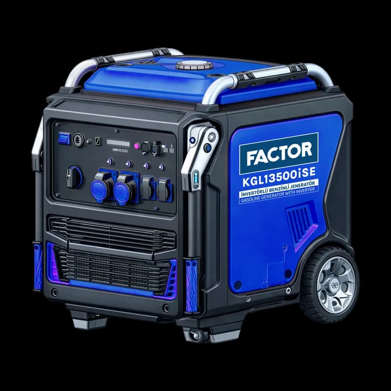 Factor KGL13500ISE İnvertörlü Benzinli Jeneratör 11 Kw