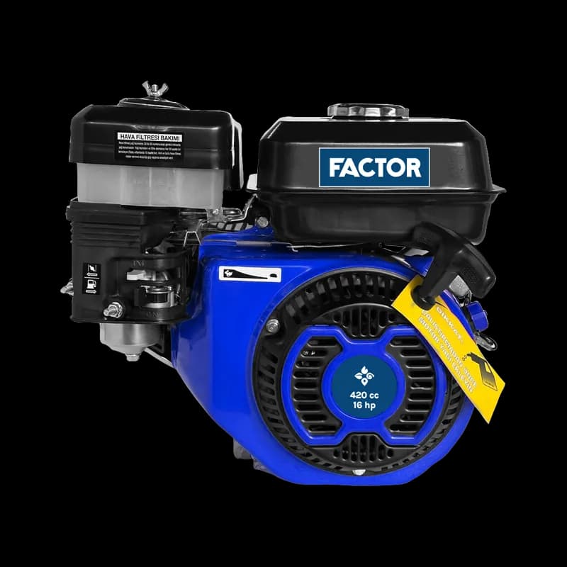 Factor MG420E 16 Hp Benzinli Motor İpli & Marşlı Kamalı