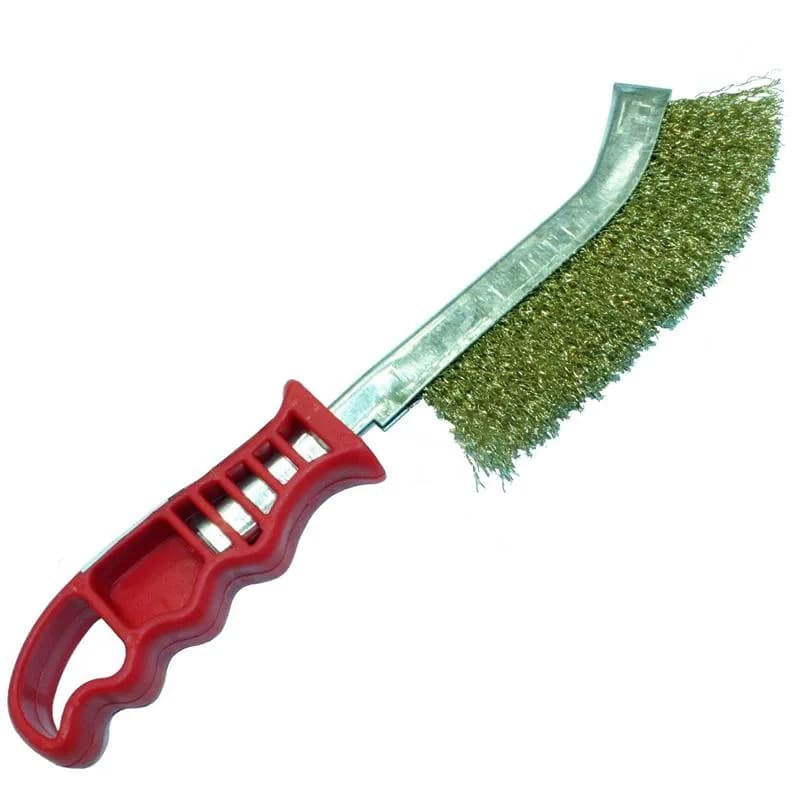 Hawk HA10151 Plastik Saplı El Tipi Fırça (Sarı Telli)