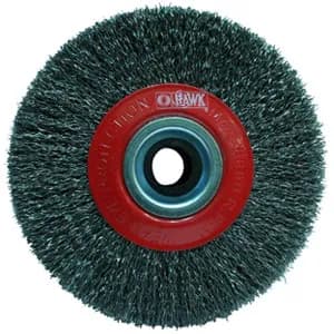 Hawk HA10185 Gri Telli Daire Fırça 300x30 Mm