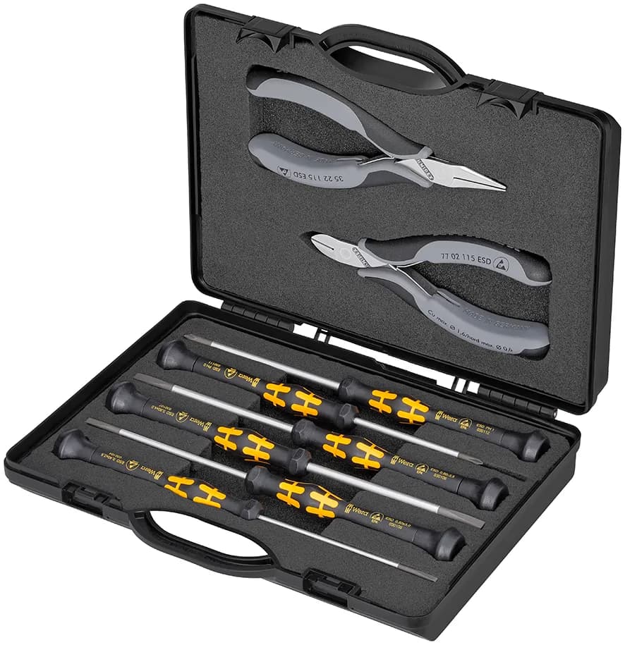 Knipex 002018ESD 00 20 18 ESD Elektronikçi Pense Seti