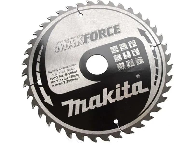 Makita B-08501 Ahşap Daire Testere 210x40 Diş
