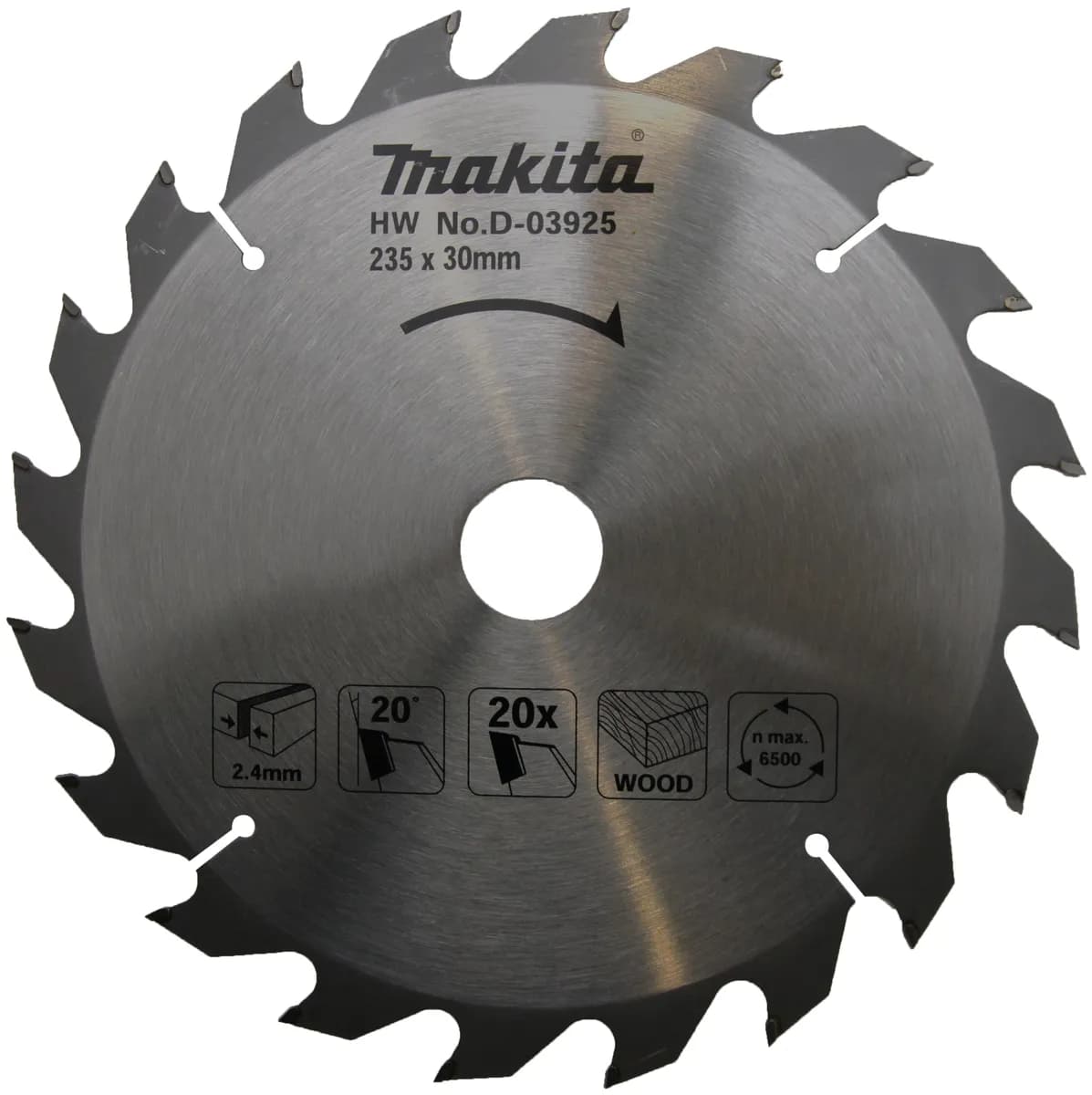 Makita D-03925 Ahşap Daire Testere 235x20 Diş