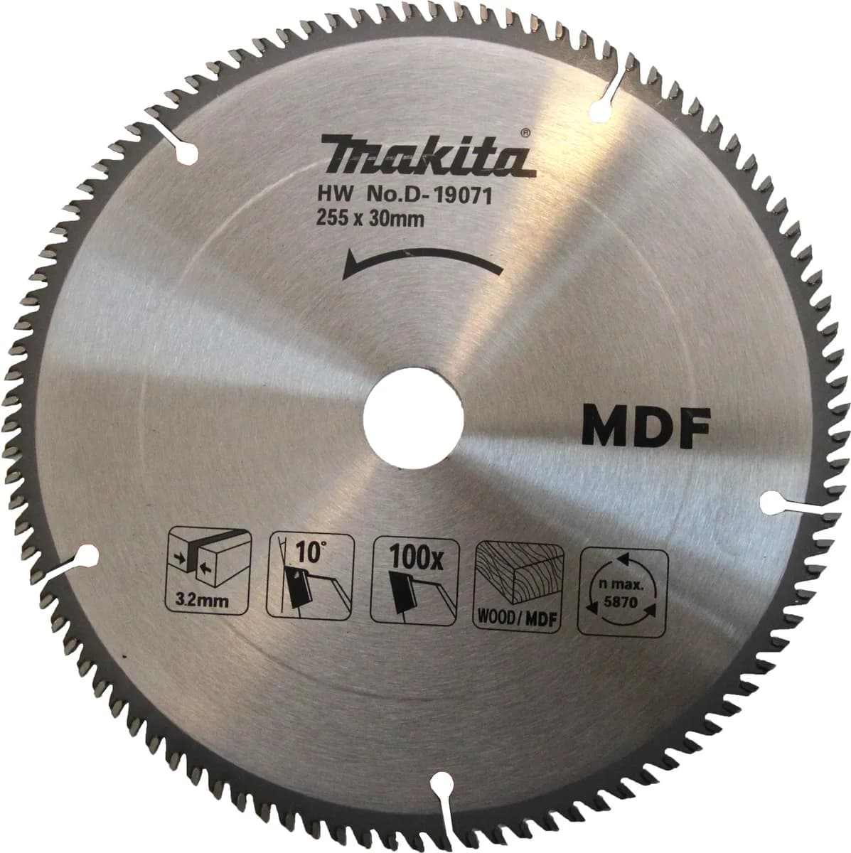Makita D-19071 Ahşap Daire Testere 255x100 Diş