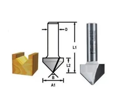 Makita D-47896 Freze Bıçağı 8x12.7 Mm