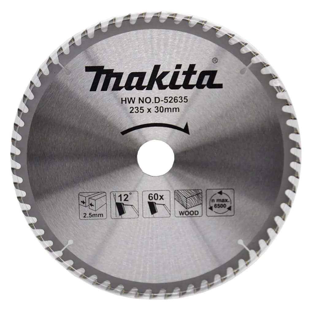 Makita D-52635 Ahşap Kesim Daire Testere 235x60 Diş