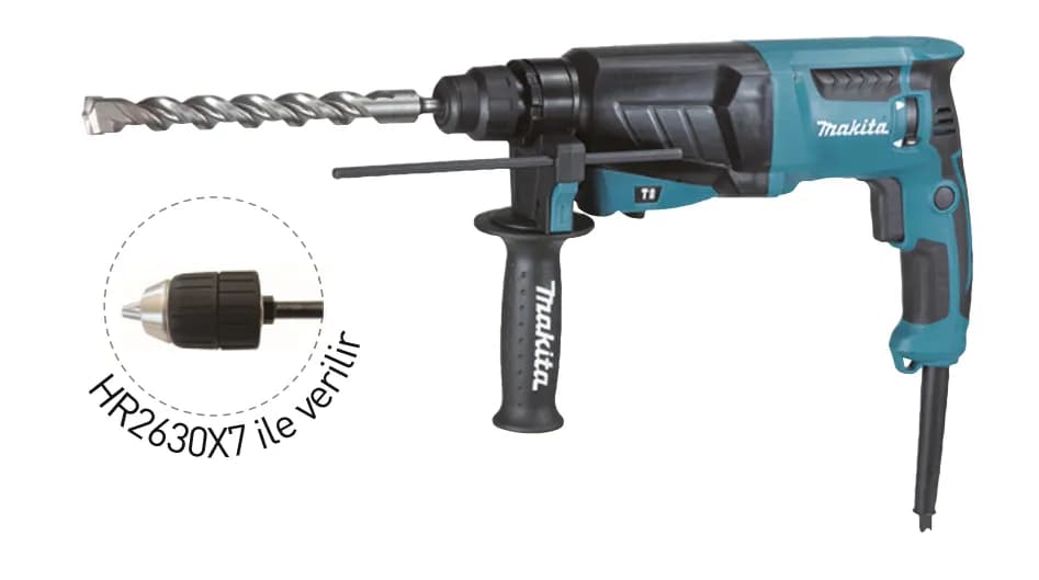 Makita HR2630X7 Elektropnömatik Delici Kırıcı