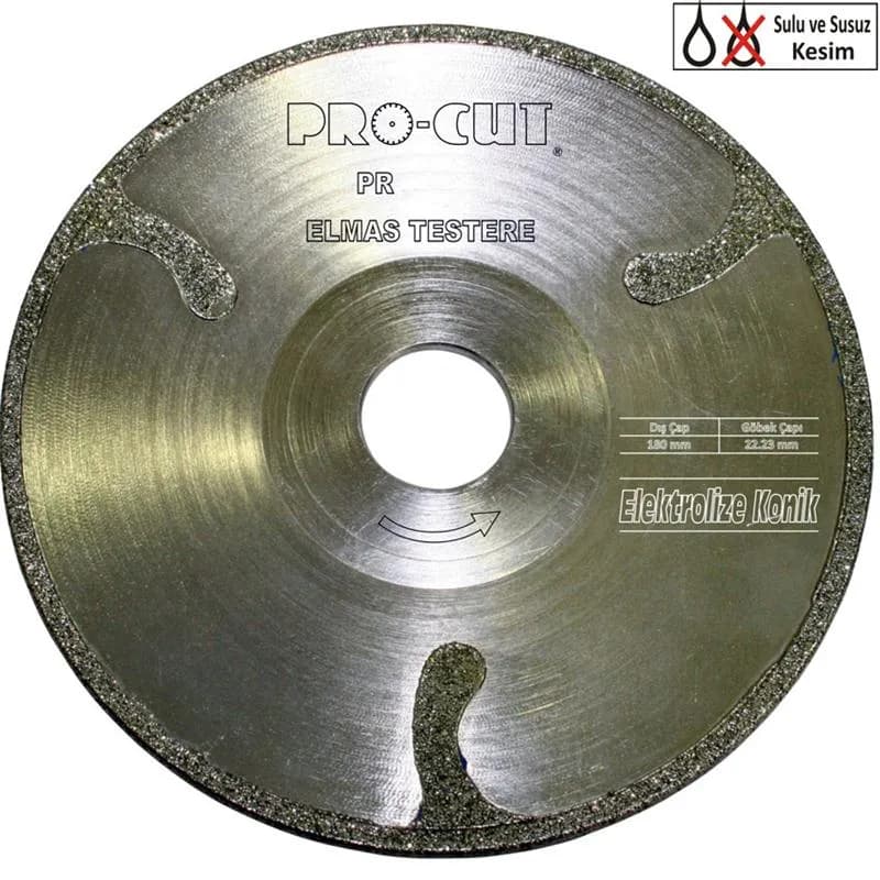 Procut PR51088 Elekrolize Konik Testere 180EEC
