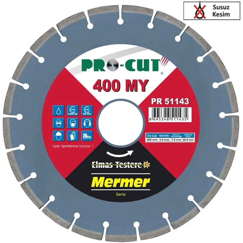 Procut PR51143 Mermer Testere 400 My