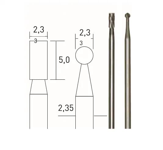 Proxxon 28750 Tungsten Karbürlü Matkap Ve Freze Ucu 2 Li 2.3 Mm