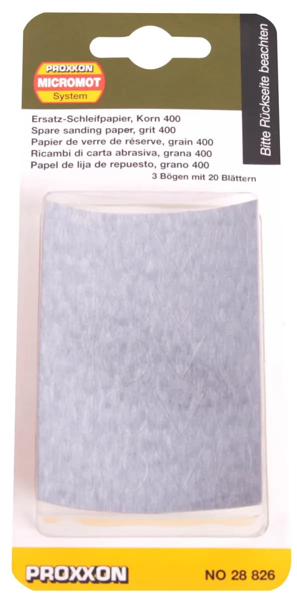 Proxxon 28826 Kalem Zımpara İçin 400 Kum Silikon Karbür