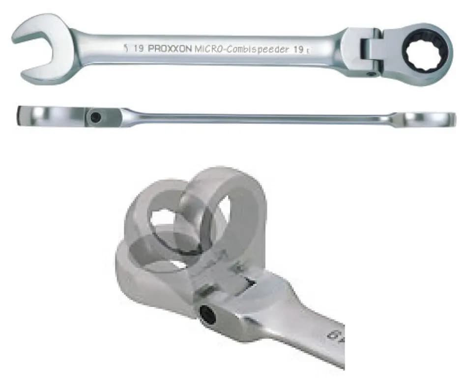 Proxxon Endüstriyel 23050 23 050 Proxxon Cırcırlı Kombine Anahtar Mafsallı 13mm