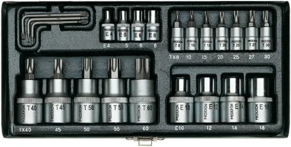 Proxxon Endüstriyel 23102 24 Parçalı Torx Lokma Takımı