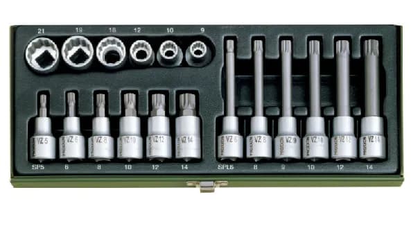 Proxxon Endüstriyel Proxxon 23296 1/2˝ 18 Parçalı Xzn Lokma Takımı